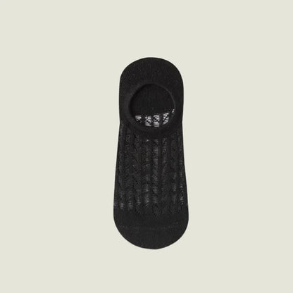 Atmungsaktive, unsichtbare Netzsocken (7 Paar) - Schwarz - EU36-43 (US3-9) - image 6