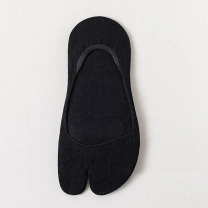 Weiche Tabi-No-Show-Socken (3 Paar) - Schwarz - EU36-39 (US3-6) - image 12