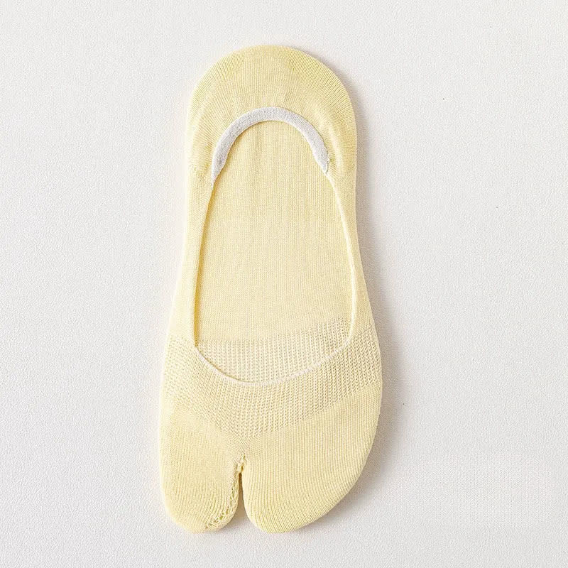 Weiche Tabi-No-Show-Socken (3 Paar) - Gelb - EU36-39 (US3-6) - image 7