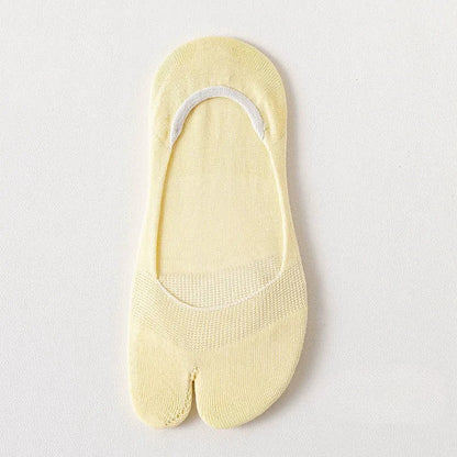 Weiche Tabi-No-Show-Socken (3 Paar) - Gelb - EU36-39 (US3-6) - image 7