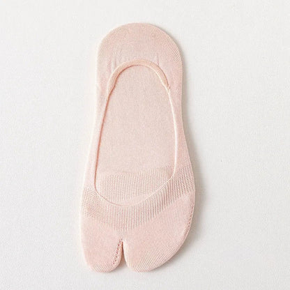 Weiche Tabi-No-Show-Socken (3 Paar) - Rosa - EU36-39 (US3-6) - image 9