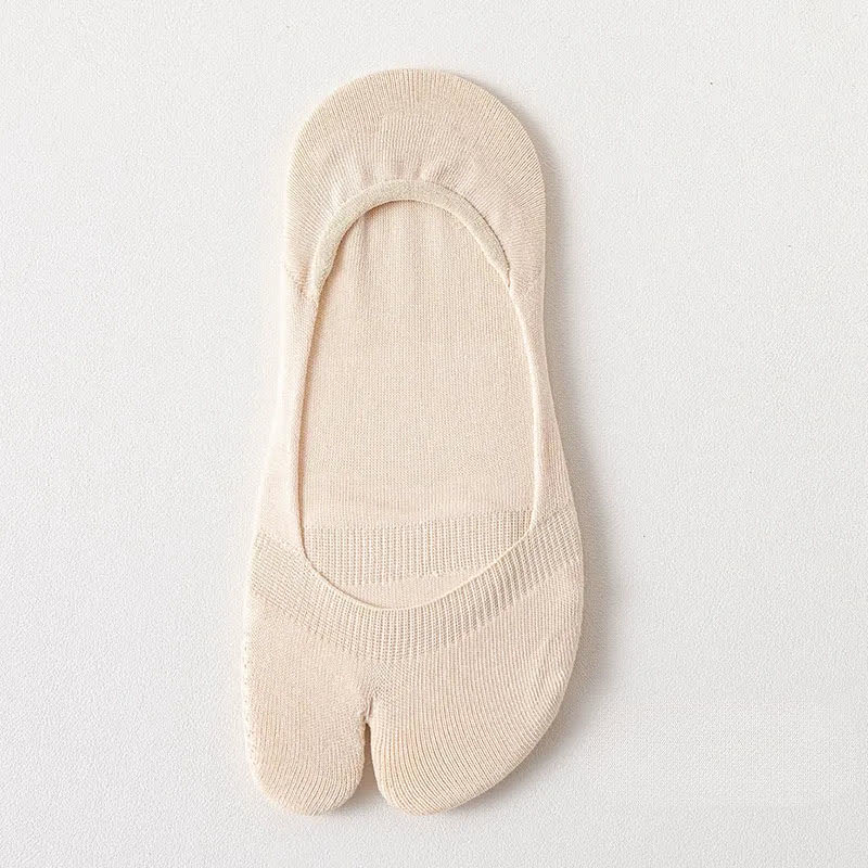 Weiche Tabi-No-Show-Socken (3 Paar) - Beige - EU36-39 (US3-6) - image 10