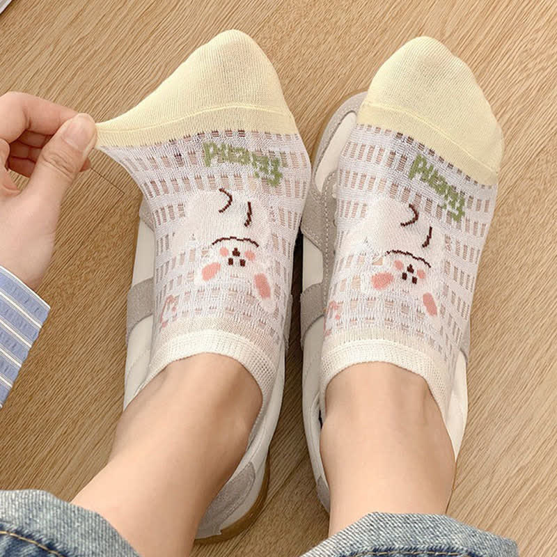 Niedliche, atmungsaktive, unsichtbare Socken (5 Paar) - image 6