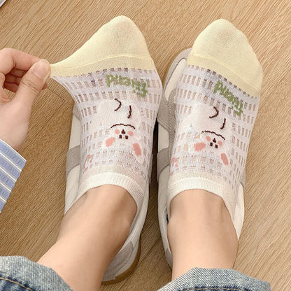 Niedliche, atmungsaktive, unsichtbare Socken (5 Paar) - image 6