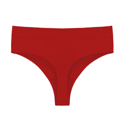Weiche, dehnbare, nahtlose String-Tangas (5er-Pack) - Rot - 3XL - image 17