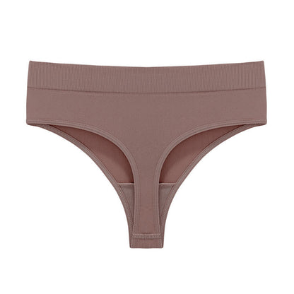 Weiche, dehnbare, nahtlose String-Tangas (5er-Pack) - Kaffee - 3XL - image 24