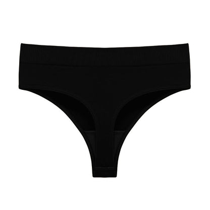 Weiche, dehnbare, nahtlose String-Tangas (5er-Pack) - Schwarz - 3XL - image 11