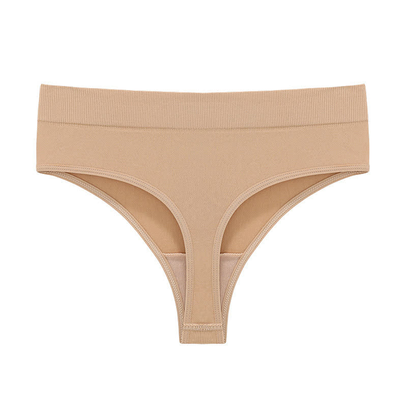 Weiche, dehnbare, nahtlose String-Tangas (5er-Pack) - Nackt - 3XL - image 14
