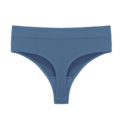 Weiche, dehnbare, nahtlose String-Tangas (5er-Pack) - Blau - 3XL - image 18