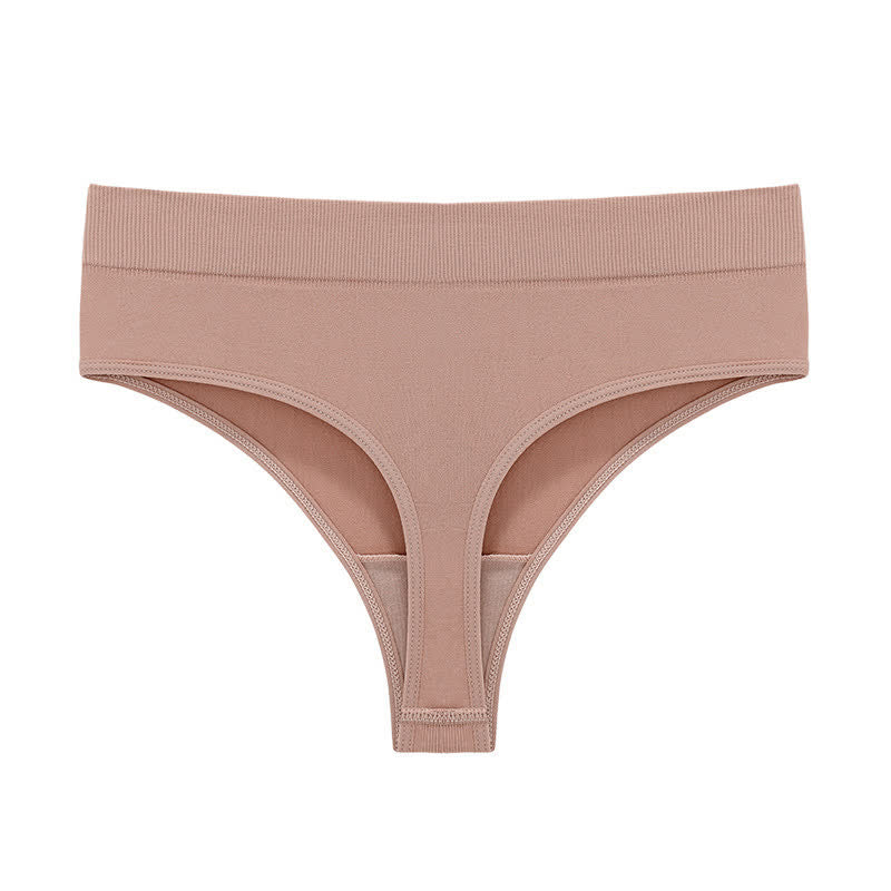 Weiche, dehnbare, nahtlose String-Tangas (5er-Pack) - Rosa - 3XL - image 23