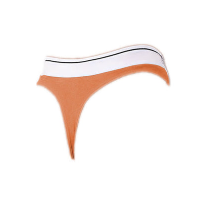 Hüftig geschnittener Stringtanga mit Kontrastbesatz (5er-Pack) - Orange - XL - image 11