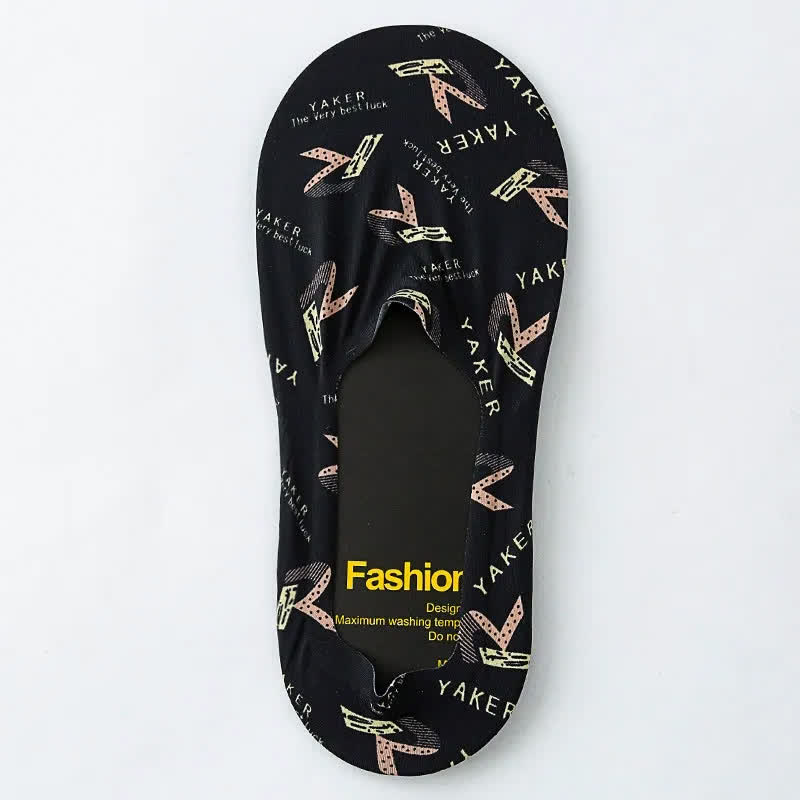 Verspielte, unsichtbare Socken mit Cartoon-Tiermuster (7 Paar) - ICH - EU39-44 (US6-10) - image 7