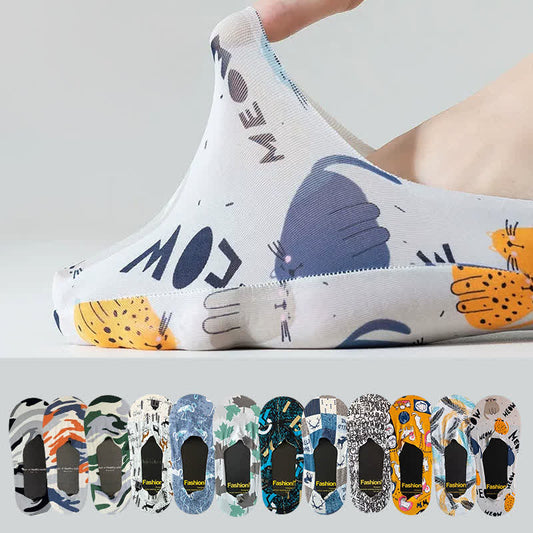 Graffiti-No-Show-Socken (7 Paar) - image 0