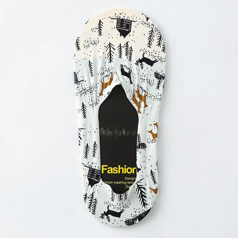 Graffiti-No-Show-Socken (7 Paar) - ICH - EU39-44 (US6-10) - image 7