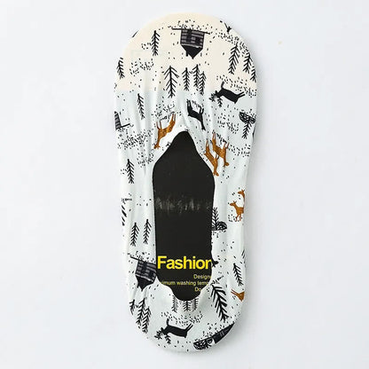 Graffiti-No-Show-Socken (7 Paar) - ICH - EU39-44 (US6-10) - image 7