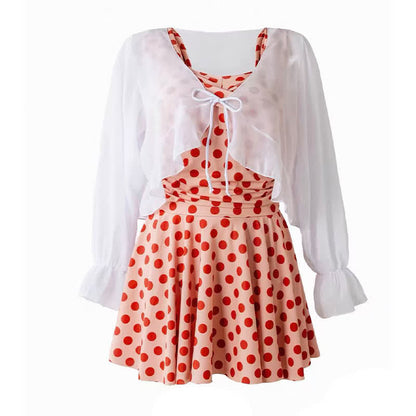 Tankini-Badekleid mit Polka-Dot-Rock - image 5