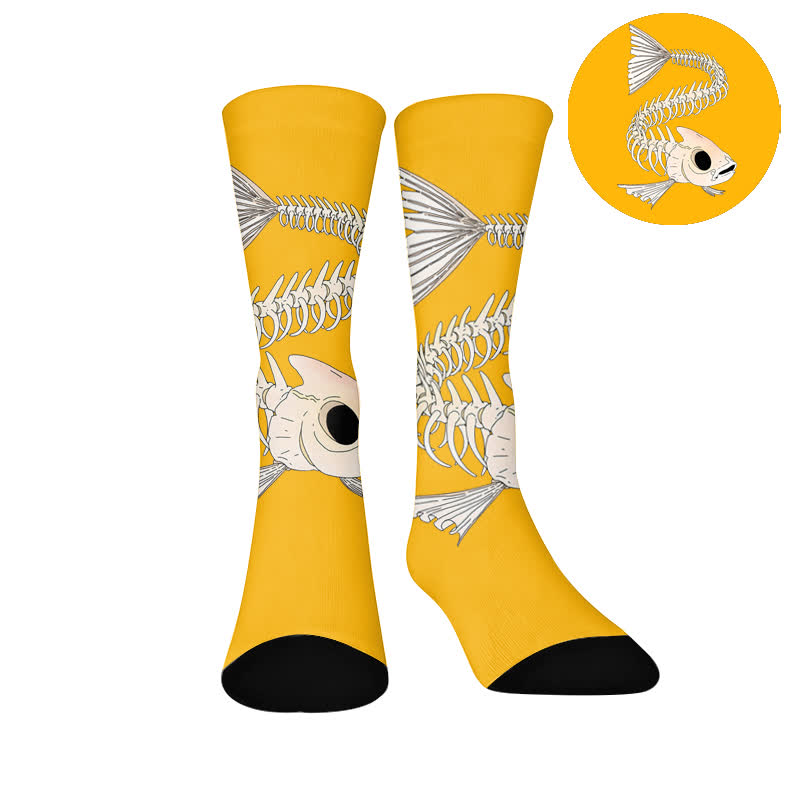 Socken mit Tiermotiven - Gelb (1 Paar) - EU37-44 (US4-10) - image 8