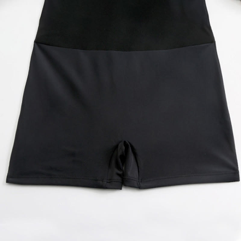 schulterfreies Badekleid mit Rüschenärmeln - image 8