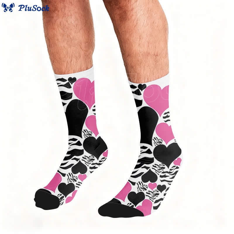 Sexy Herz-Leoparden-Socken - image 1