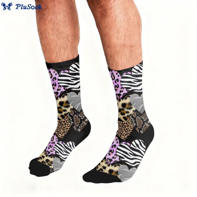 Sexy Herz-Leoparden-Socken - image 2