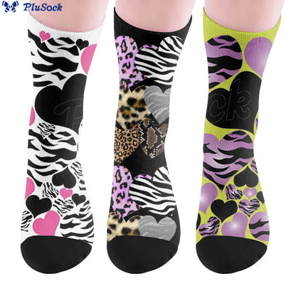 Sexy Herz-Leoparden-Socken - image 0