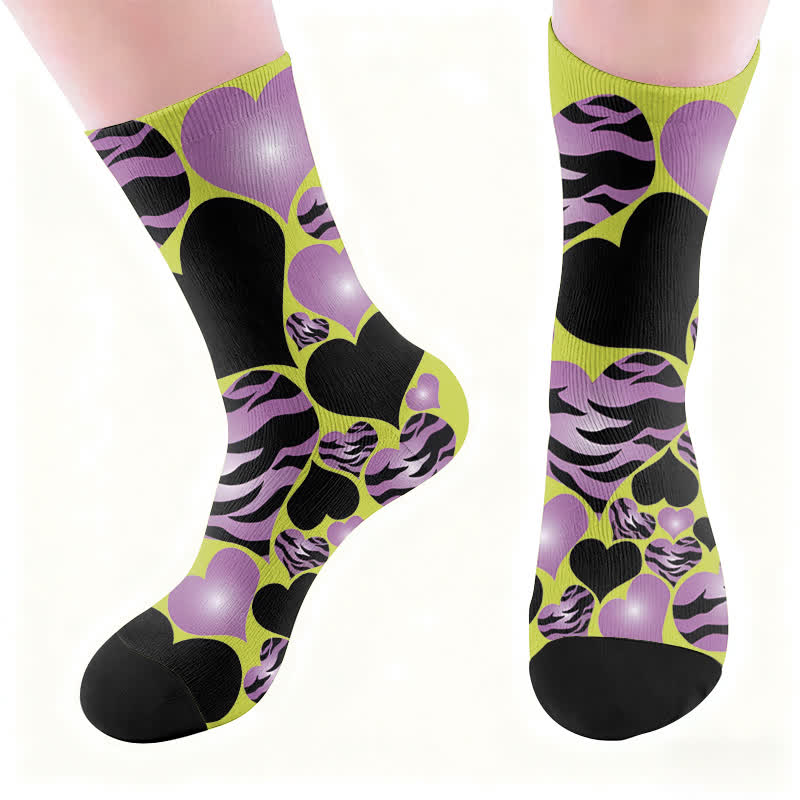 Sexy Herz-Leoparden-Socken - image 6