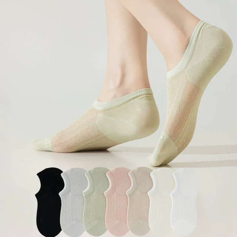 Air Mesh No Show Socken (7 Paar) - Mehrfarbig - EU35-42 (US2-8,5) - image 0