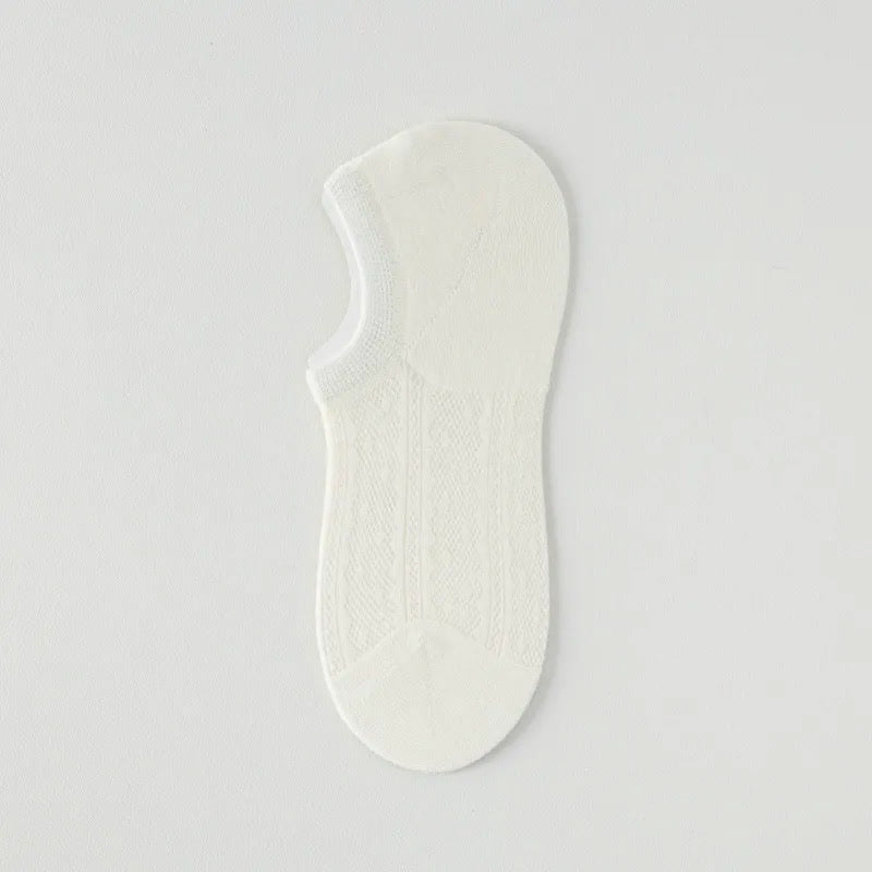 Air Mesh No Show Socken (7 Paar) - Beige - EU35-42 (US2-8,5) - image 8