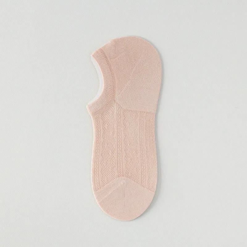 Air Mesh No Show Socken (7 Paar) - Rosa - EU35-42 (US2-8,5) - image 6