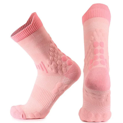 Mesh-Grip-Trainingssocken mit Viertelgriff (2 Paar) - Rosa - EU39-45 (US7-13) - image 6