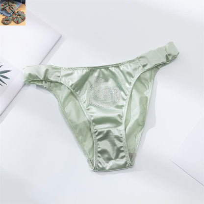 Satin Shine Low Rise Slips (3er-Pack) - Hellgrün - XL - image 15