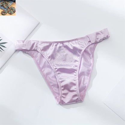 Satin Shine Low Rise Slips (3er-Pack) - Hellviolett - XL - image 14