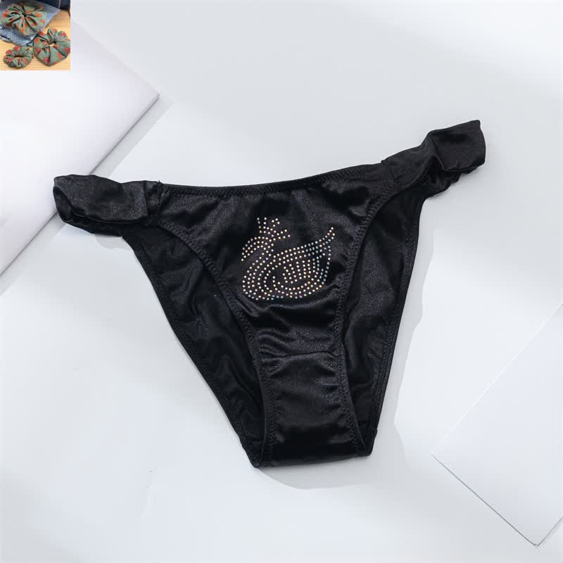 Satin Shine Low Rise Slips (3er-Pack) - Schwarz - XL - image 12