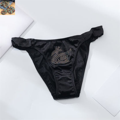 Satin Shine Low Rise Slips (3er-Pack) - Schwarz - XL - image 12