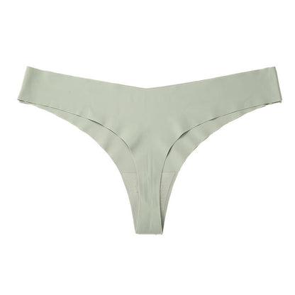 Glatte, nahtlose Slips mit niedrigem Bund (3er-Pack) - Grün - XXL - image 17