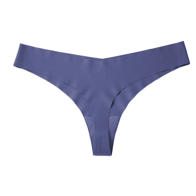 Glatte, nahtlose Slips mit niedrigem Bund (3er-Pack) - Dunkelblau - XXL - image 20