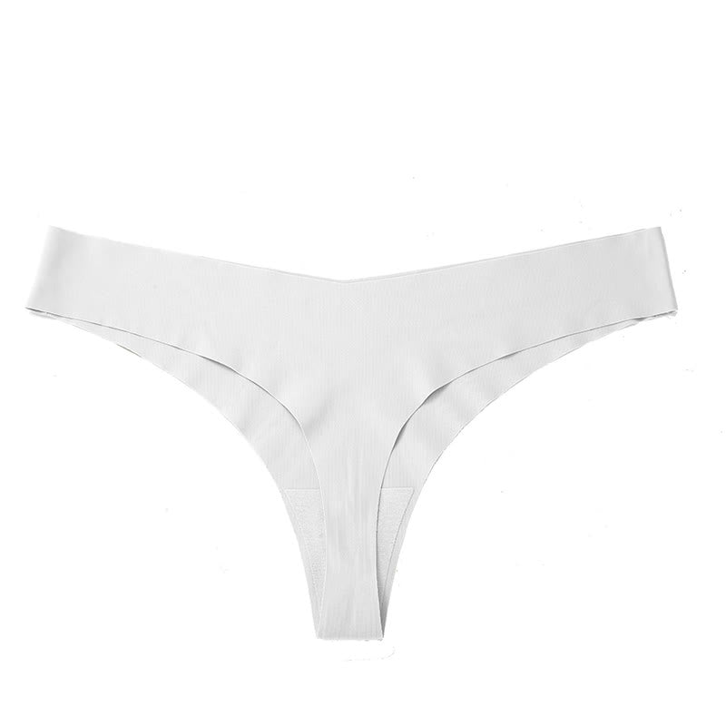 Glatte, nahtlose Slips mit niedrigem Bund (3er-Pack) - Weiß - XXL - image 15