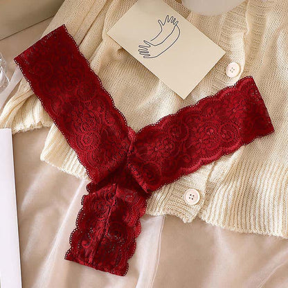 Romantische String-Tangas mit Blumenmuster und Spitze (3er-Pack) - image 11