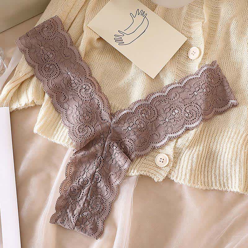 Romantische String-Tangas mit Blumenmuster und Spitze (3er-Pack) - image 9