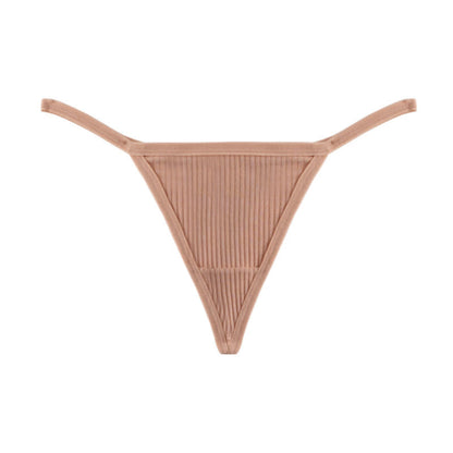 Gerippte, nahtlose String-Tangas (3er-Pack) - Nackt - XL - image 15