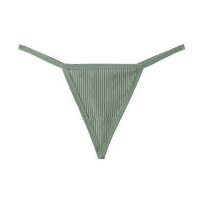 Gerippte, nahtlose String-Tangas (3er-Pack) - Hellgrün - XL - image 13