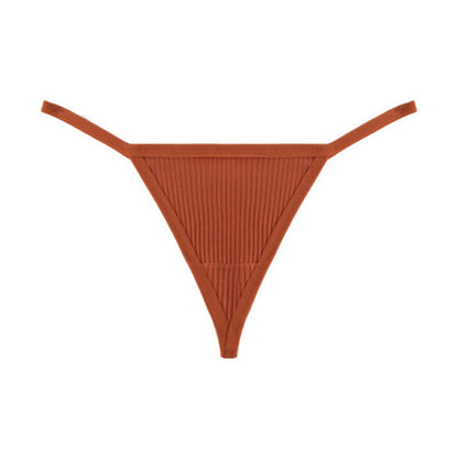 Gerippte, nahtlose String-Tangas (3er-Pack) - Orange - XL - image 16