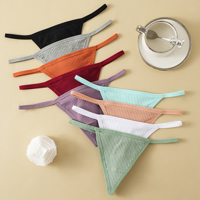 Gerippte, nahtlose String-Tangas (3er-Pack) - image 6
