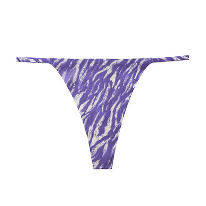 Wild Stripe String-Slips (3er-Pack) - Lila - XL - image 11