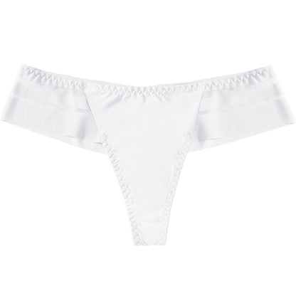 Leichte, transparente Netz-Tangas (3er-Pack) - Weiß - XL - image 6