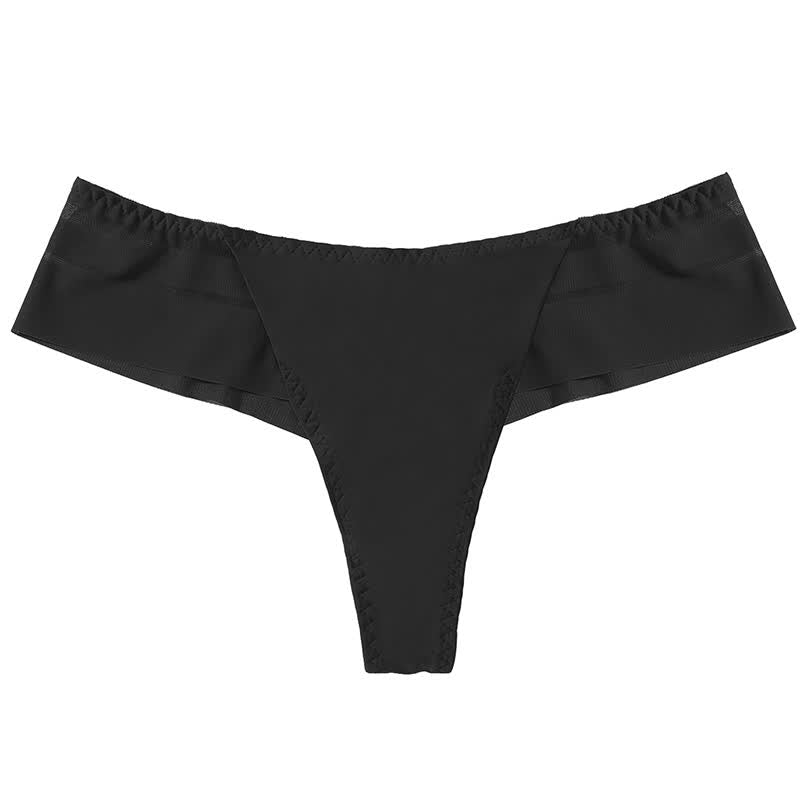 Leichte, transparente Netz-Tangas (3er-Pack) - Schwarz - XL - image 7