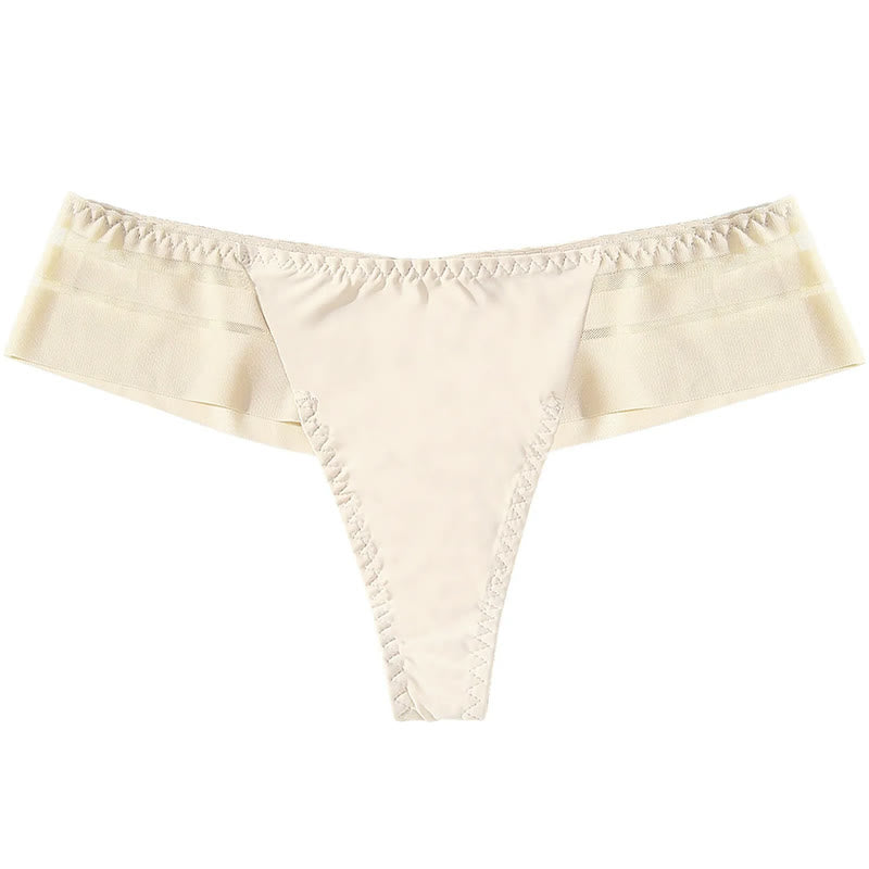 Leichte, transparente Netz-Tangas (3er-Pack) - Aprikose - XL - image 9