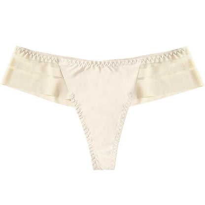 Leichte, transparente Netz-Tangas (3er-Pack) - Aprikose - XL - image 9