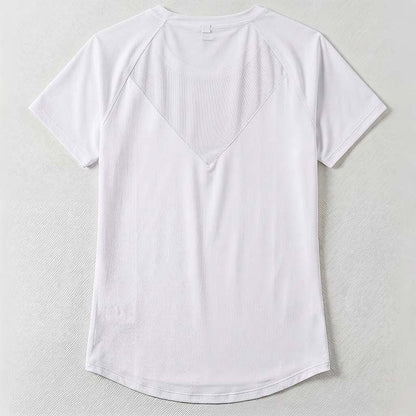 Plus Size Mesh-Rücken Aktiv-Yoga-Top - image 11
