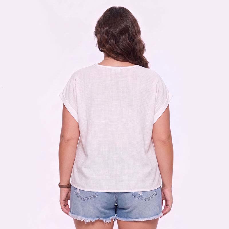 Plus Size Mesh-Rückentop - image 1